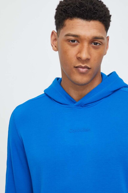 Dukserica za trening Calvin Klein Performance plava 00GMS4W336
