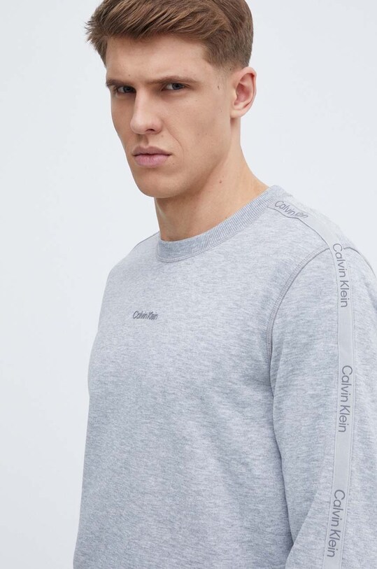 Кофта для тренинга Calvin Klein Performance серый 00GMS4W337