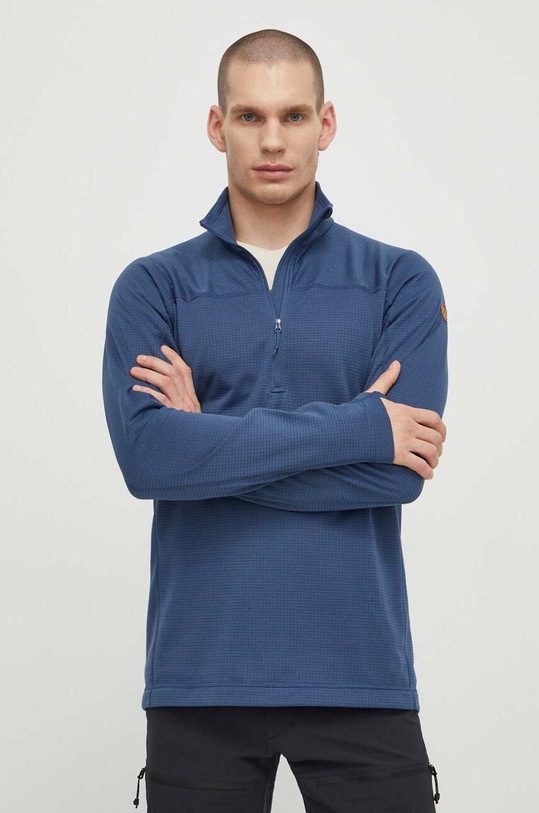 Fjallraven bluza sportowa Abisko Lite bez kaptura niebieski F87113.534