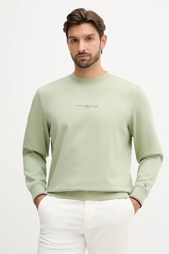Tommy Hilfiger bluza print verde MW0MW33639