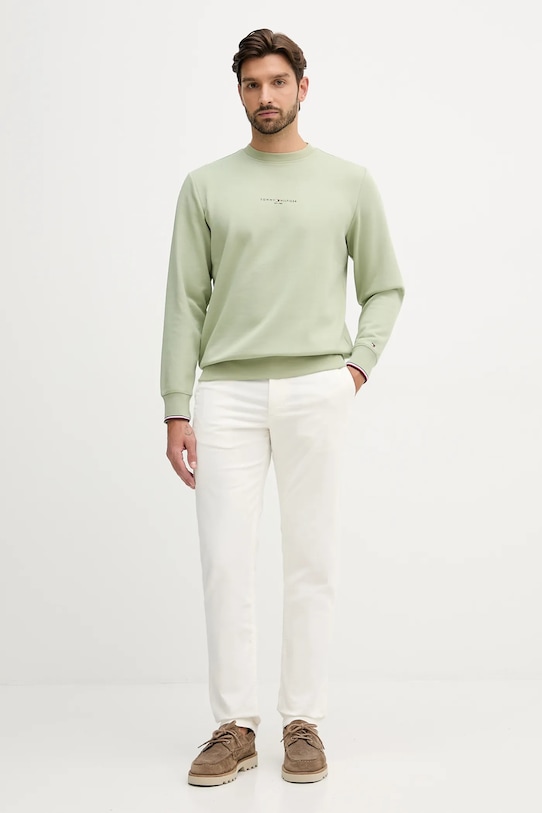 Tommy Hilfiger bluza MW0MW33639 verde AW25