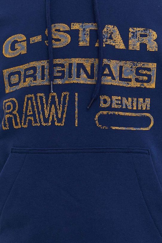 G-Star Raw bluza bawełniana D24414.D562 niebieski