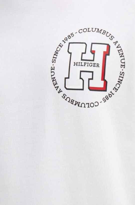 Pamučna dukserica Tommy Hilfiger MW0MW34383 bijela