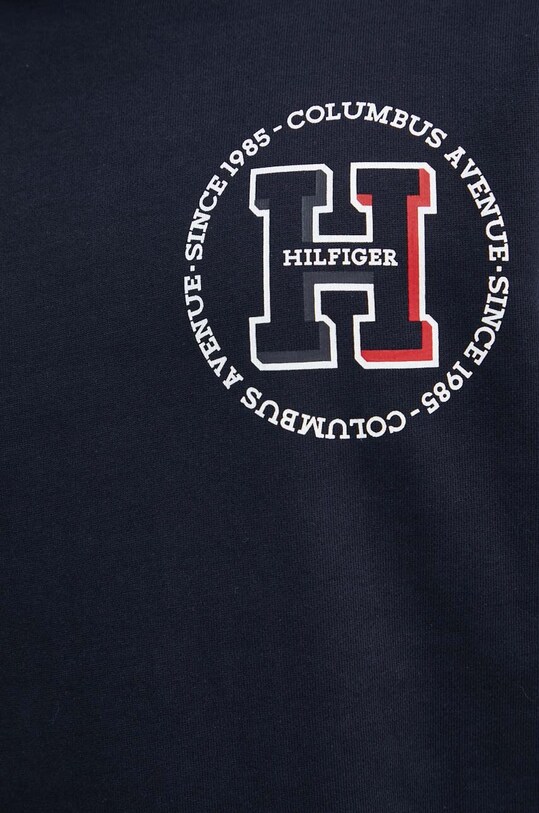Хлопковая кофта Tommy Hilfiger MW0MW34383 тёмно-синий