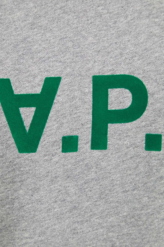 A.P.C. hanorac de bumbac Sweat Eliot COFDX.H27836.PLB gri