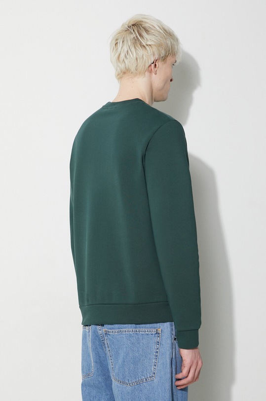 Clothing A.P.C. cotton sweatshirt Sweat Rider COGVG.H27699.KAG green