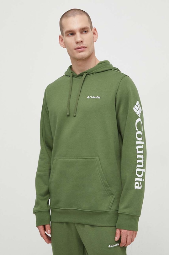 Mikina Columbia Trek s kapucí zelená 1957913