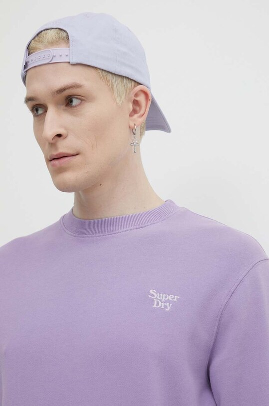 Хлопковая кофта Superdry фиолетовой M2013242A.2LT