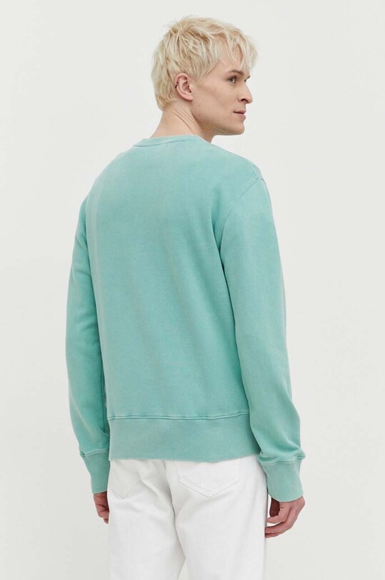 Odzież Superdry bluza bawełniana M2013242A.NQ6 turkusowy