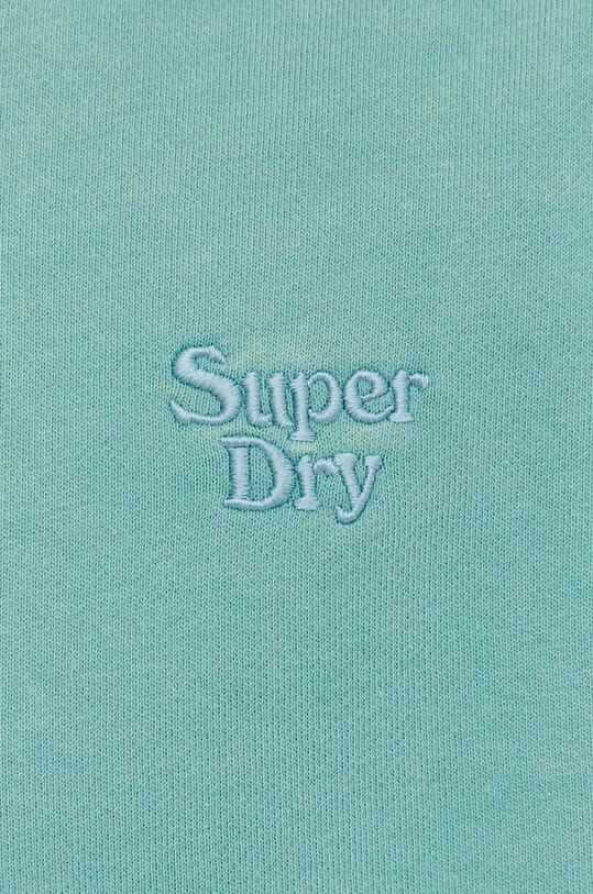 Superdry bluza bawełniana M2013242A.NQ6 turkusowy