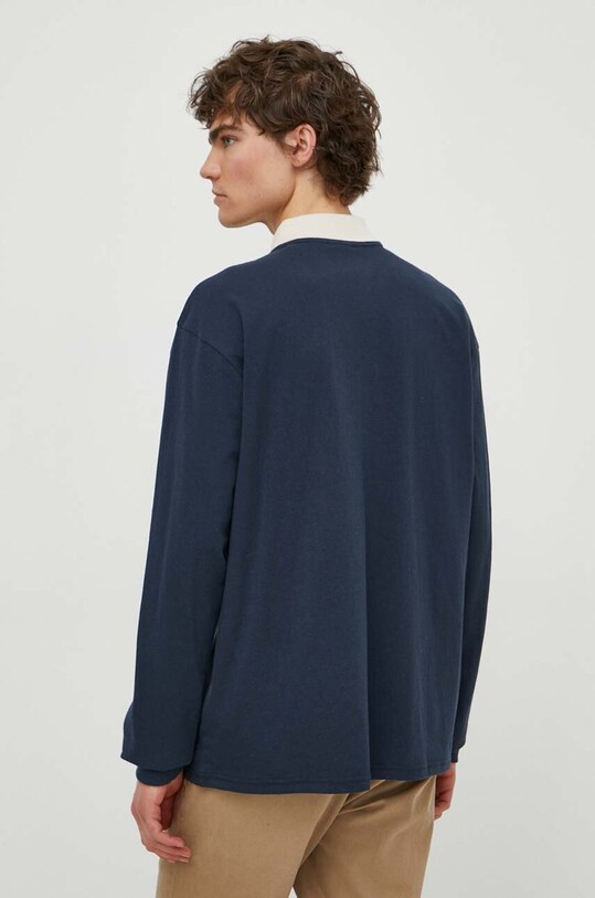 Îmbrăcăminte Dickies longsleeve din bumbac YORKTOWN RUGBY LS DK0A4YRA bleumarin