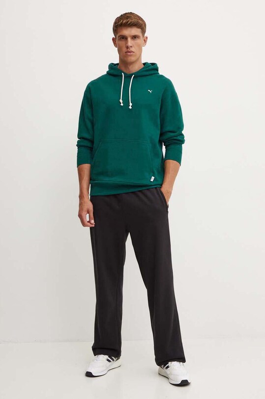 Хлопковая кофта Puma 624011 бирюзовый SS24