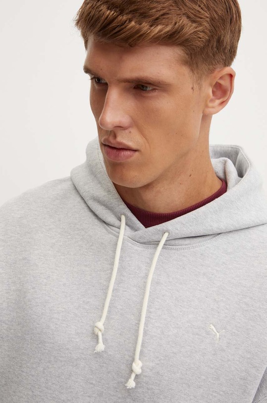 Бавовняна кофта Puma сірий 624011