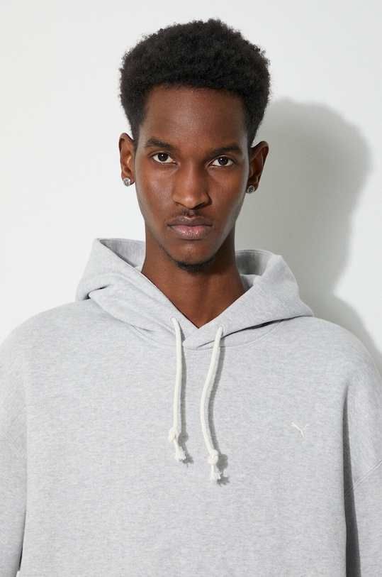 Хлопковая кофта Puma 624011 серый