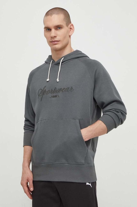 Puma bluză 624275 gri SS24