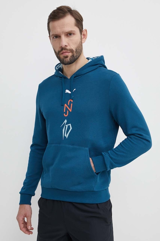 Tepláková mikina Puma Neymar JR tyrkysová 658955