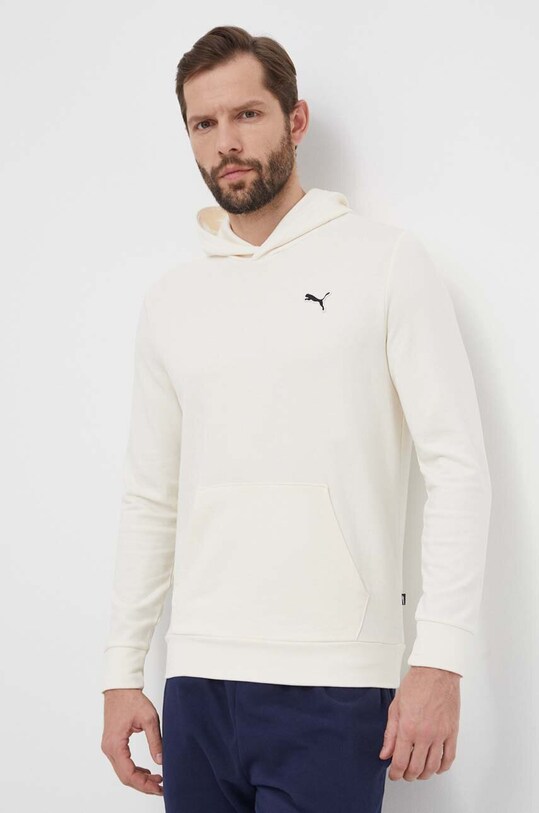 Puma bluza bawełniana BETTER ESSENTIALS beżowy 675978