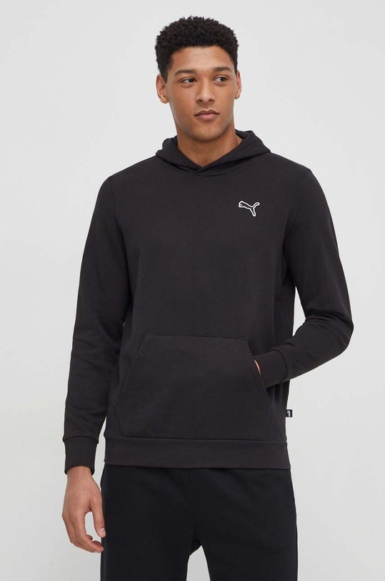 Puma pamut melegítőfelső pamut fekete 675978