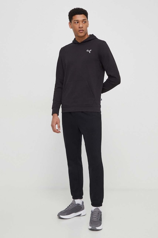 Puma pamut melegítőfelső 675978 fekete SS24