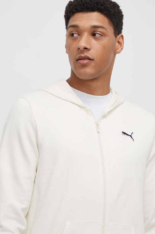 Puma bluza bawełniana BETTER ESSENTIALS bawełna beżowy 675979
