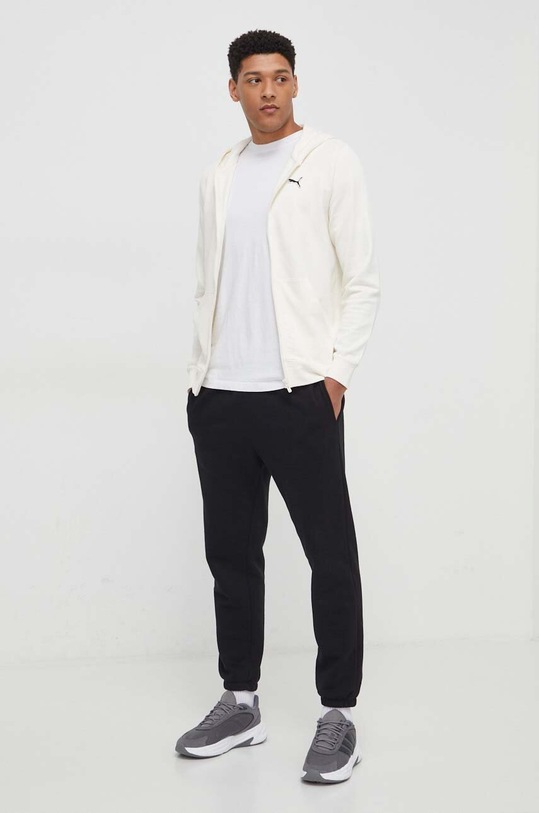 Puma bluza bawełniana BETTER ESSENTIALS 675979 beżowy SS24