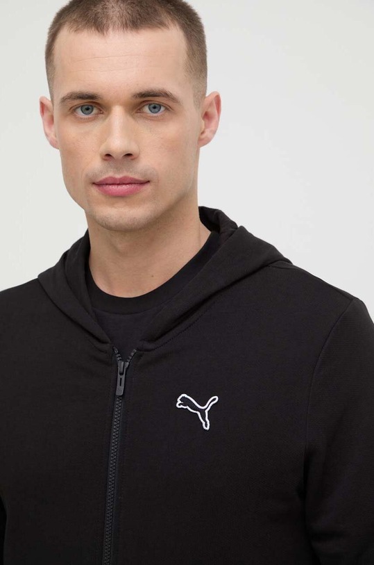 Bavlnená mikina Puma BETTER ESSENTIALS čierna 675979