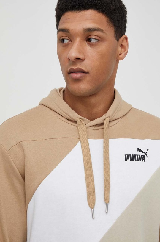 Puma bluza POWER beżowy 678931