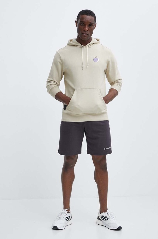 Puma bluza bawełniana PUMA X ONE PIECE 624666 beżowy SS24