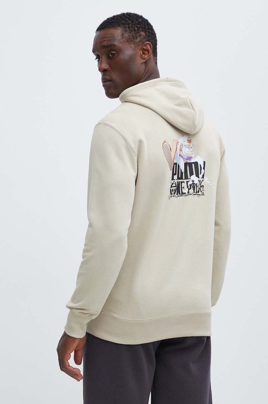 Odzież Puma bluza bawełniana PUMA X ONE PIECE 624666 beżowy
