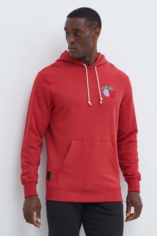 Bavlněná mikina Puma X ONE PIECE červená 624666