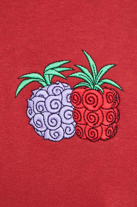 Bavlněná mikina Puma X ONE PIECE 624666 červená