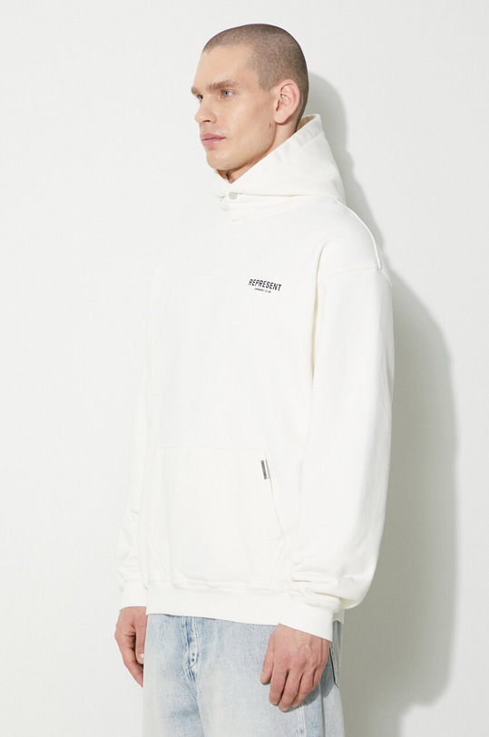 Represent cotton sweatshirt Owners Club Hoodie beige OCM407.72