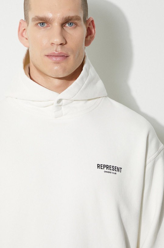 Represent cotton sweatshirt Owners Club Hoodie OCM407.72 beige