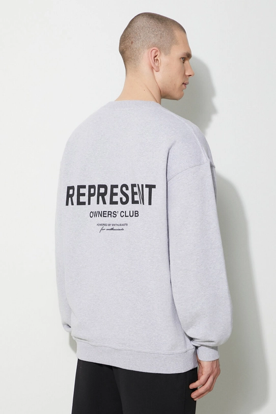 Represent cotton sweatshirt Owners Club Sweater cotton gray OCM410.302