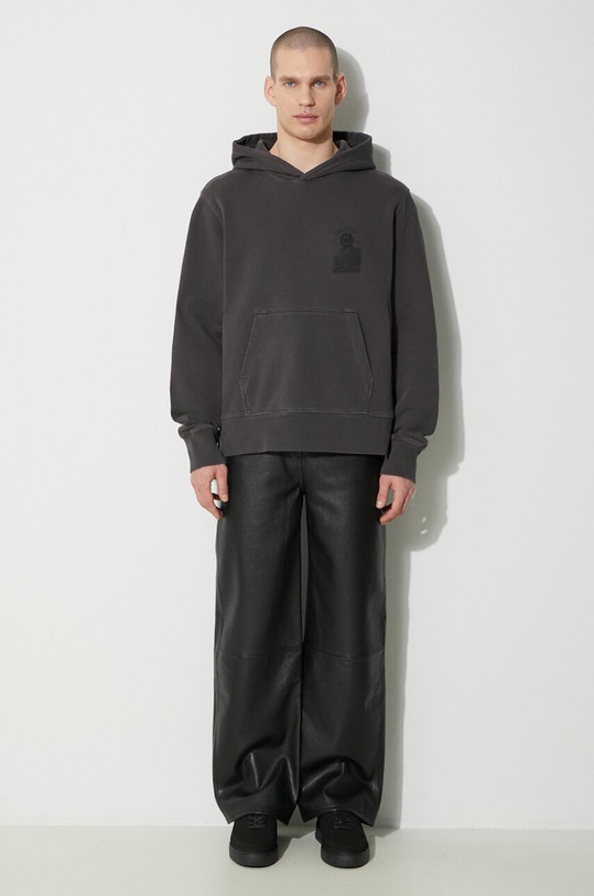 KSUBI cotton sweatshirt portal kash hoodie MPS24FL011 gray SS24