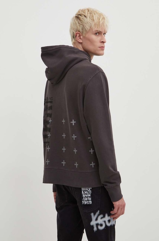 Odjeća Pamučna dukserica KSUBI portal kash hoodie MPS24FL011 siva