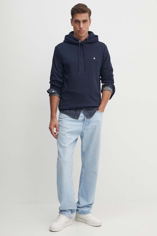 Calvin Klein Jeans bluză J30J325149 bleumarin AW24