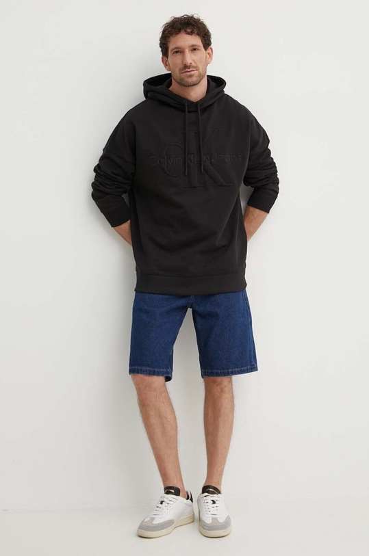 Calvin Klein Jeans bluza J30J325150 czarny SS24