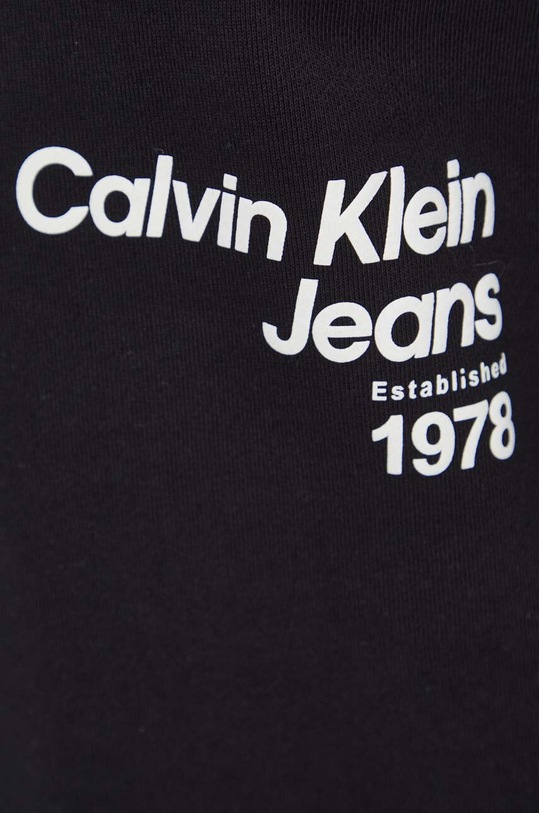 Bavlněná mikina Calvin Klein Jeans J30J325155 černá