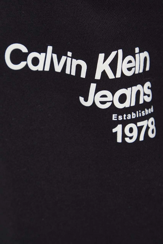 Pamučna dukserica Calvin Klein Jeans J30J325155 crna