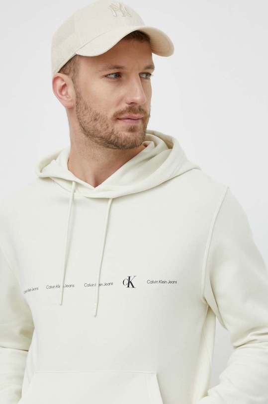Calvin Klein Jeans bluza beżowy J30J325340