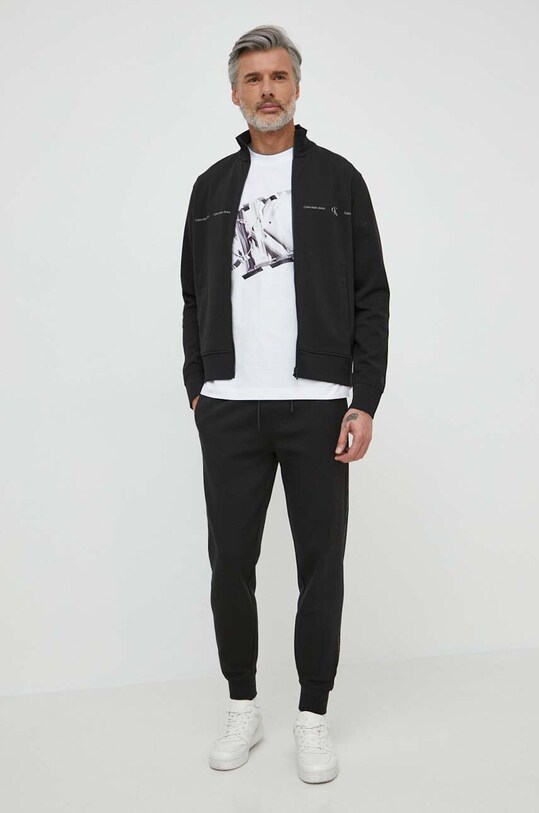 Mikina Calvin Klein Jeans J30J325493 černá SS24