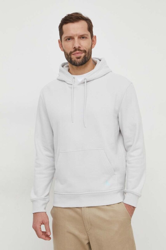 Одяг Бавовняна кофта Calvin Klein Jeans J30J325698 сірий