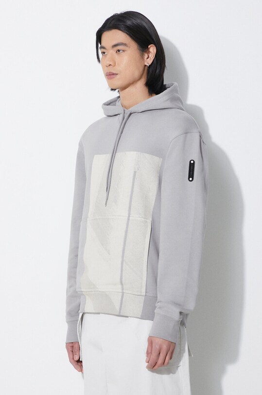 Pamučna dukserica A-COLD-WALL* Strand Hoodie siva ACWMW186