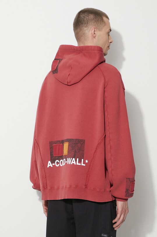 Дрехи Памучен суичър A-COLD-WALL* Cubist Hoodie ACWMW173 бордо