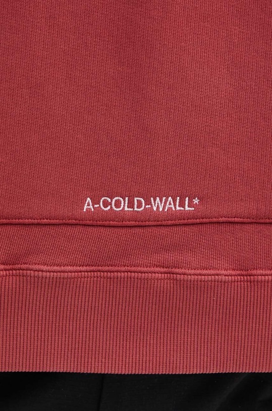 Хлопковая кофта A-COLD-WALL* Cubist Hoodie ACWMW173 бордо