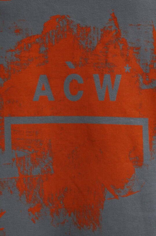 A-COLD-WALL* hanorac de bumbac Brushstroke Crewneck ACWMW184 gri