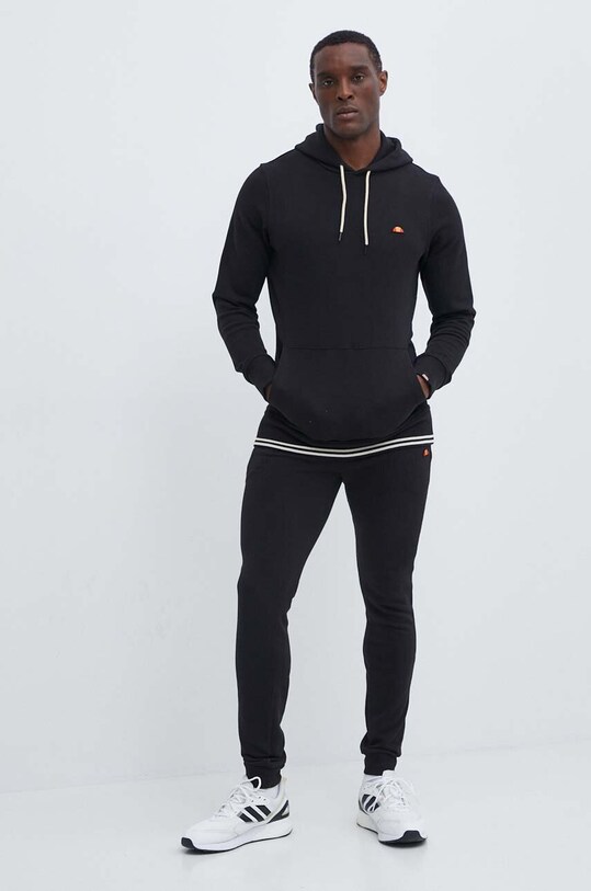 Bavlnená mikina Ellesse Koda OH Hoody SHR16446 čierna SS24