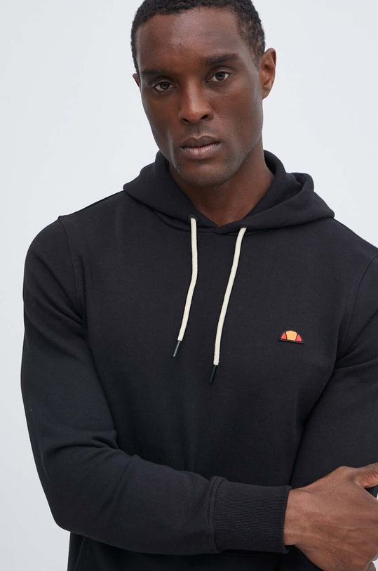 Pamučna dukserica Ellesse Koda OH Hoody crna SHR16446
