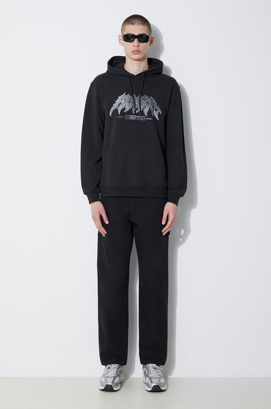 adidas Originals cotton sweatshirt IS0203 black SS24